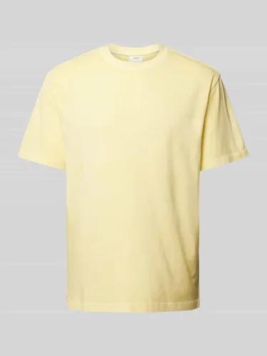 Mango T-Shirt mit Rundhalsausschnitt Modell 'SUGAR' in Hellgelb