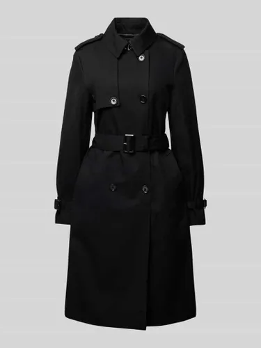 Mango Trenchcoat mit Gürtel Modell 'POLANA' in Black