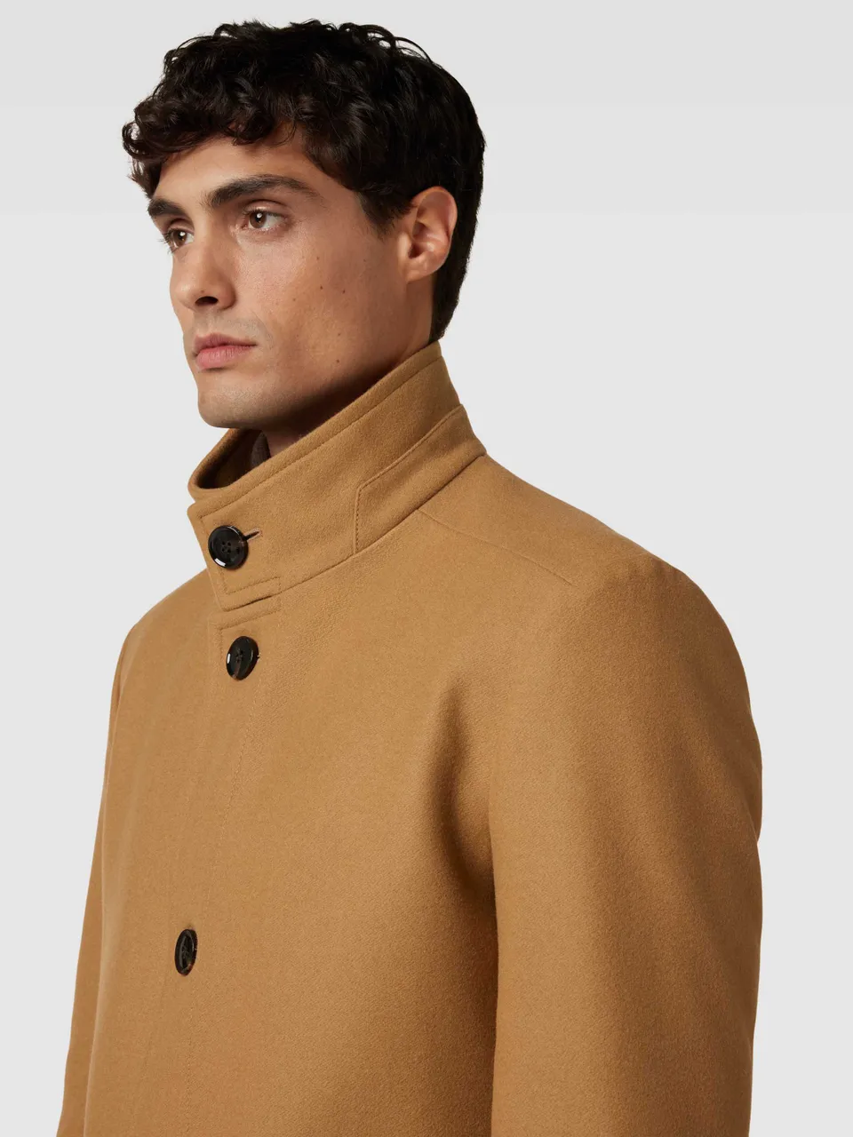 Mantel mit Stehkragen Modell 'Finchley'