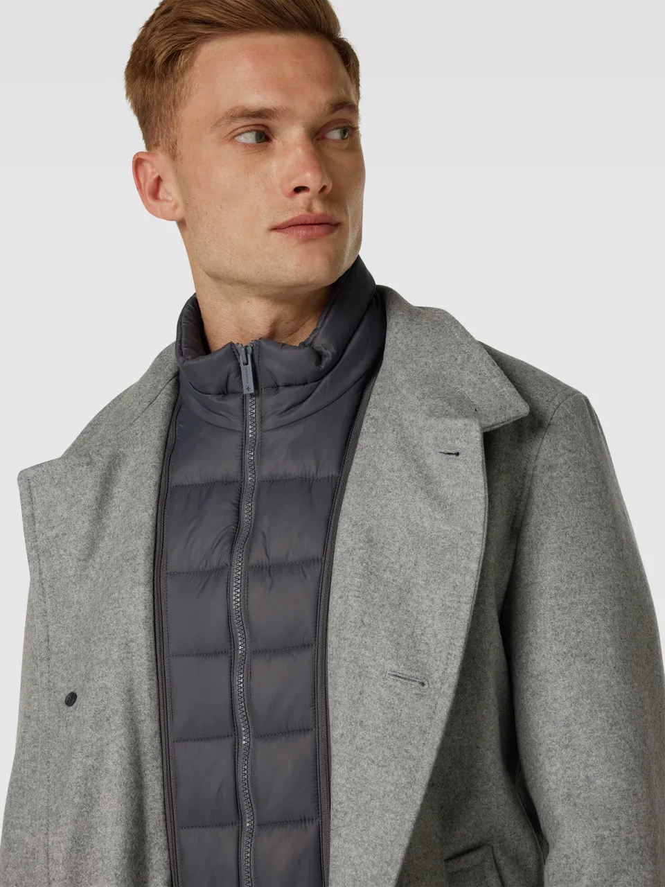 Mantel mit Stehkragen Modell 'Finlay'