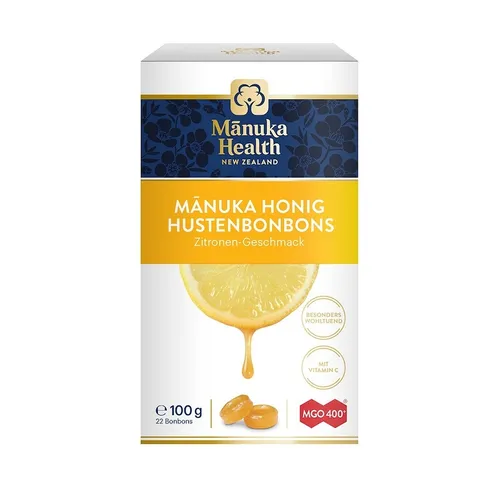 Manuka Health - Manuka Hustenbonbons Zitrone Bonbons 100 g