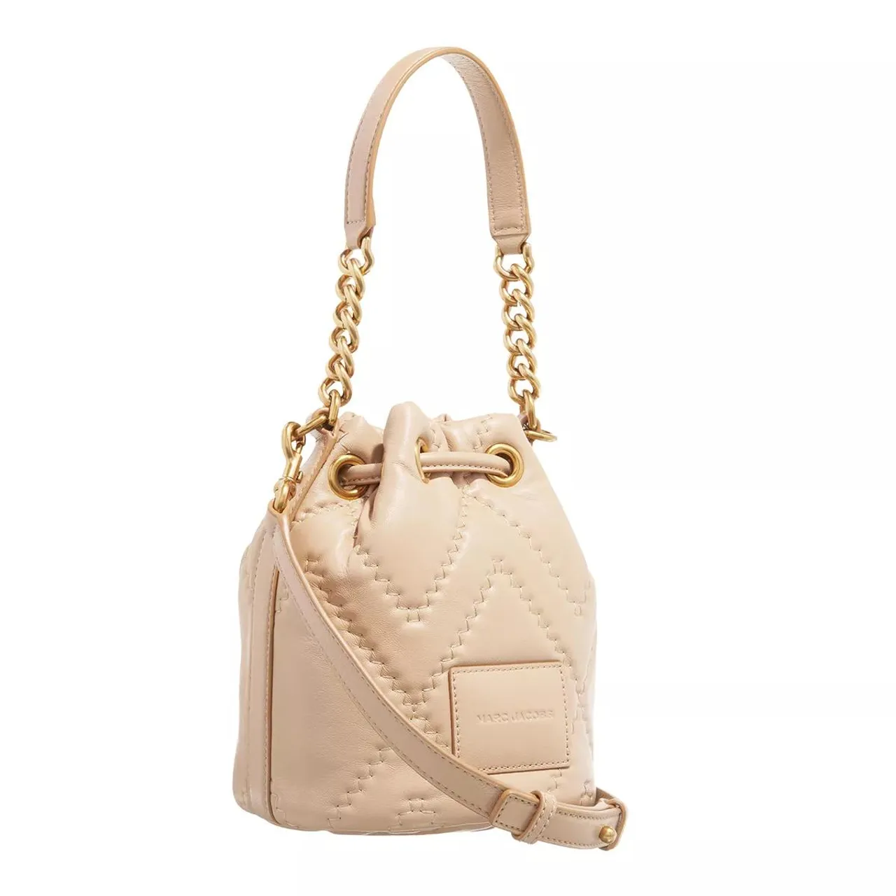 Marc Jacobs Crossbody Bags - The Bucket Quilted Leather - Gr. unisize - in Braun - für Damen