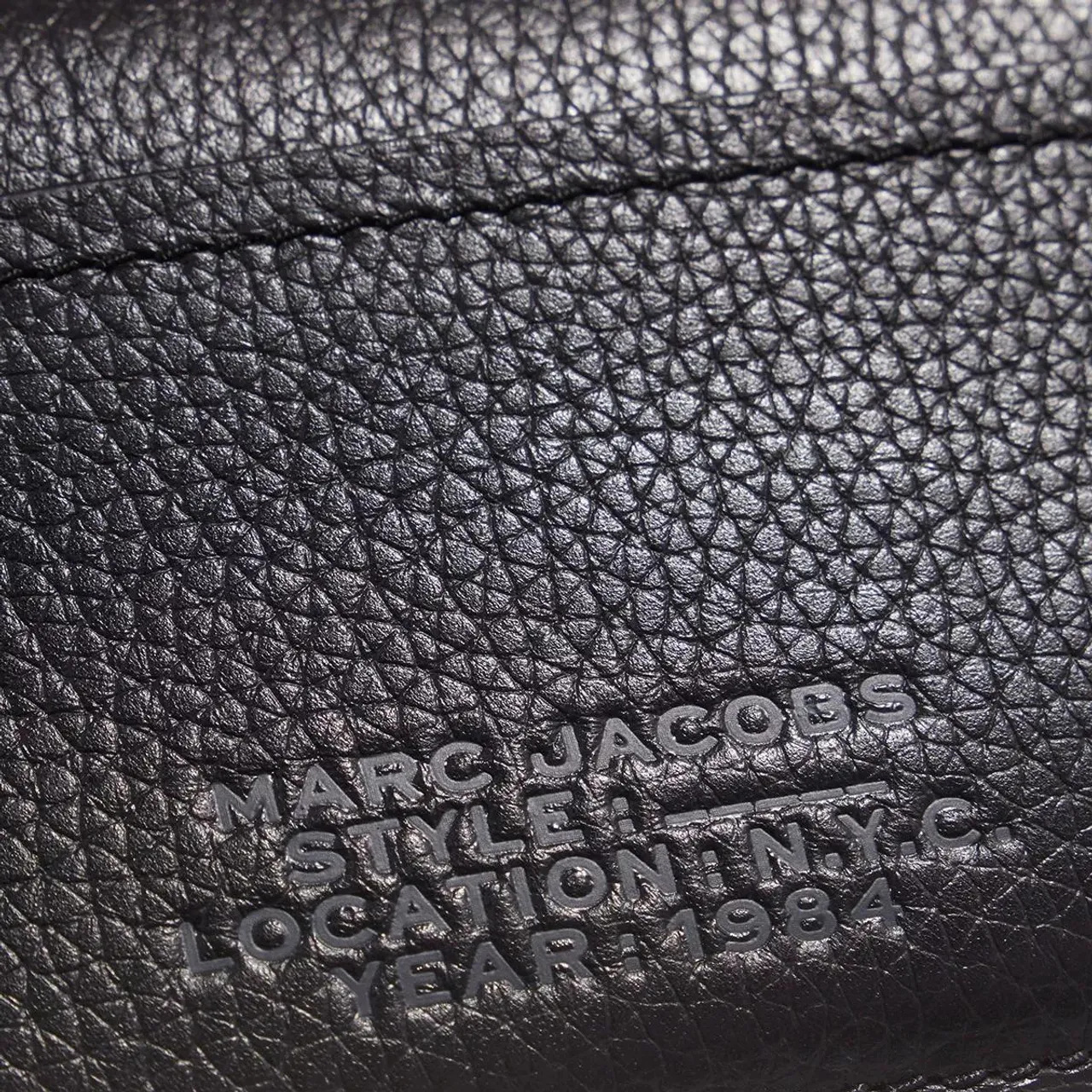 Marc Jacobs Portemonnaie - Leather Small Bifold Wallet - Gr. unisize - in Schwarz - für Damen
