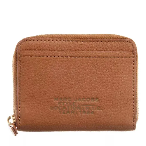 Marc Jacobs Portemonnaie - The Leather Zip Around Wallet - Gr. unisize - in Braun - für Damen