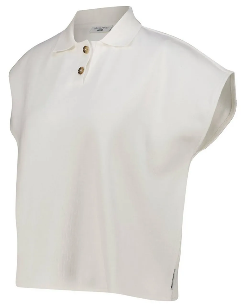 Marc O'Polo DENIM Poloshirt Damen Poloshirt aus Bio-Baumwolle Oversized Fit (1-tlg)