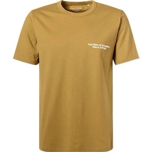 Marc O'Polo Herren T-Shirt gelb Baumwolle