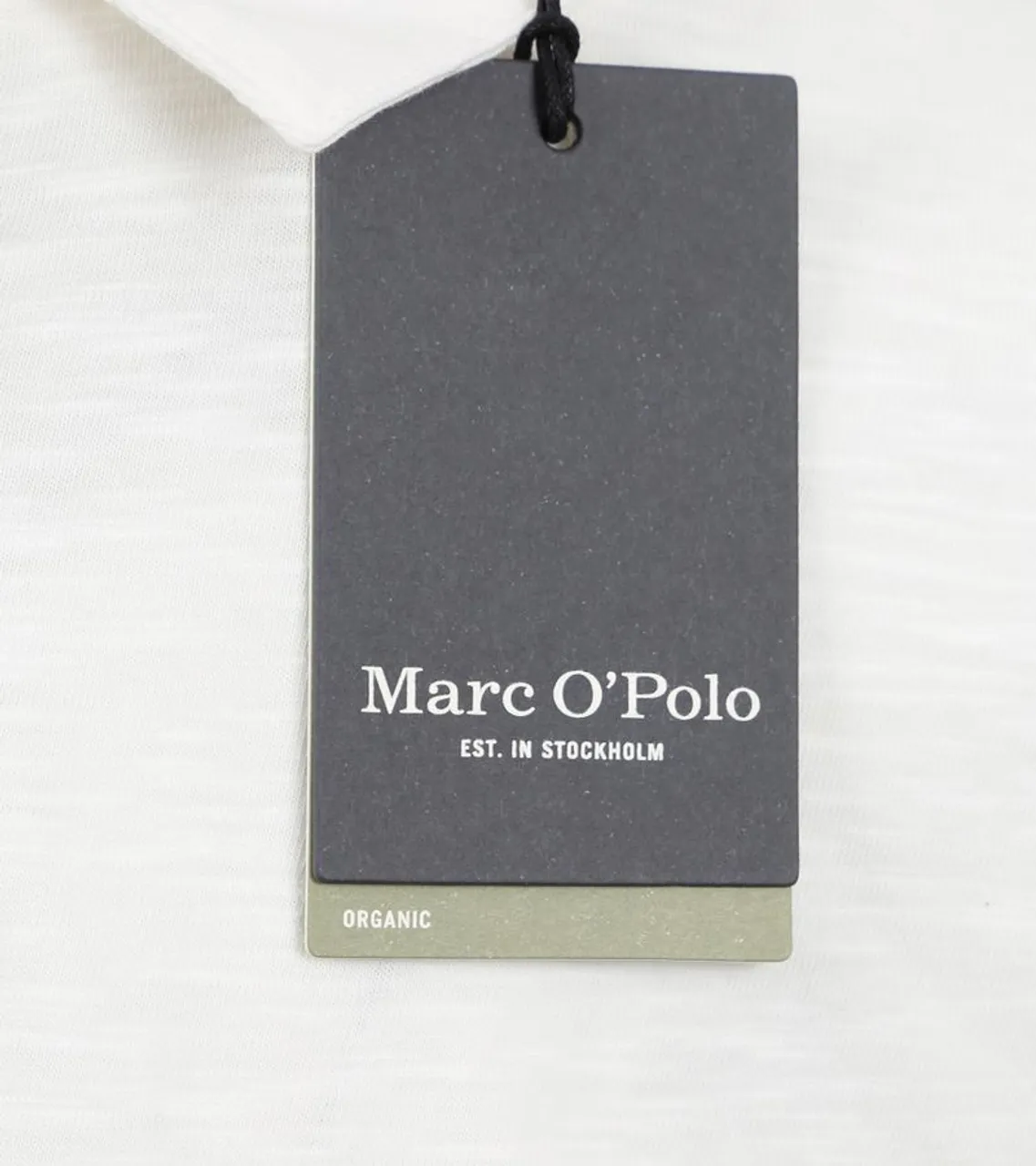 Marc O'Polo Polohemd Melange Weiß