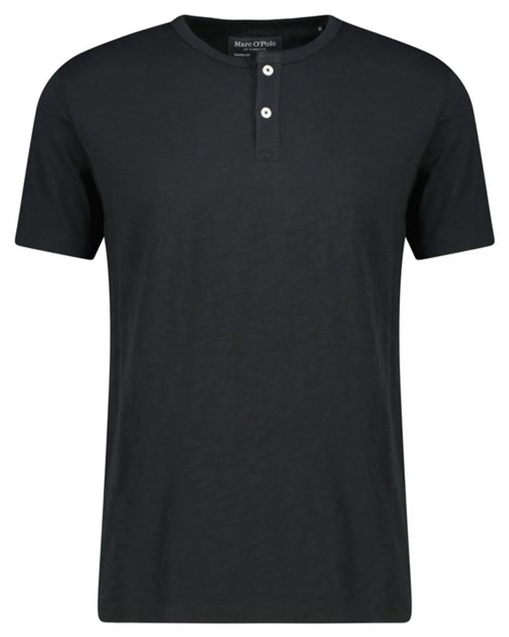 Marc O'Polo T-Shirt Herren T-Shirt HENLEY aus Slub-Jersey Shaped Fit (1-tlg)