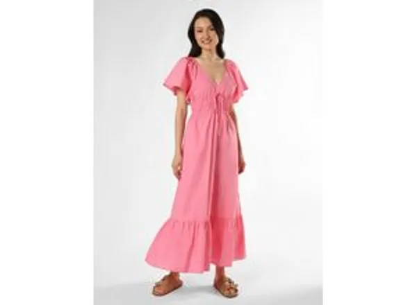 Marie Lund Kleid Damen Baumwolle Rückenausschnitt, pink