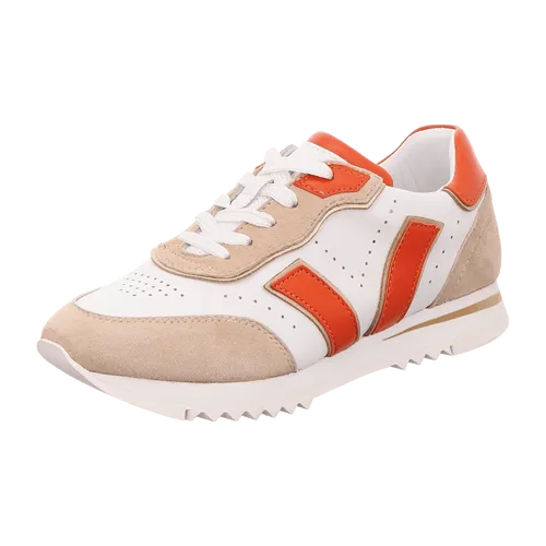 Maripé Sneaker weiß/beige/orange für Damen, weiß