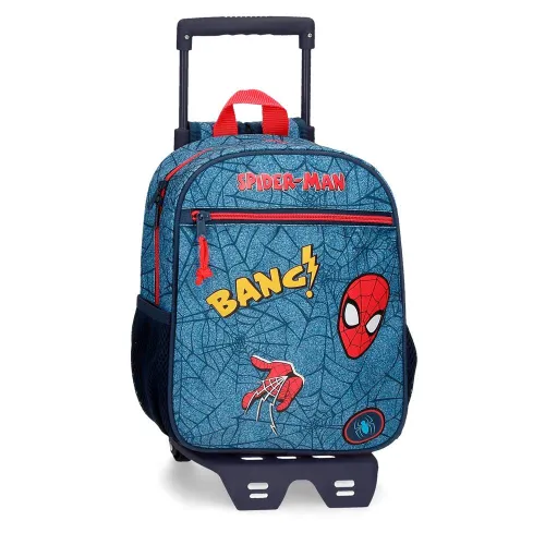 Marvel Spiderman Denim Kleiner Rucksack mit Trolley