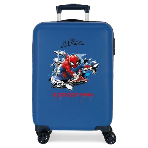 Marvel Spiderman Geo Kabinenkoffer Blau 37x55x20 cms