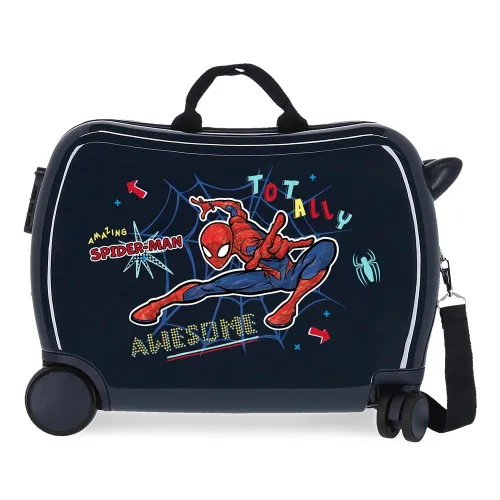 Marvel Spiderman Totally awesome Kinderkoffer Blau 50 x 39