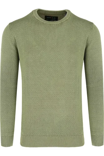 Marvelis Casual Modern Fit Pullover grün, Einfarbig