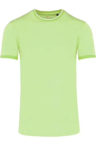 Marvelis Casual Modern Fit T-Shirt Rundhals hellgrün, Einfarbig