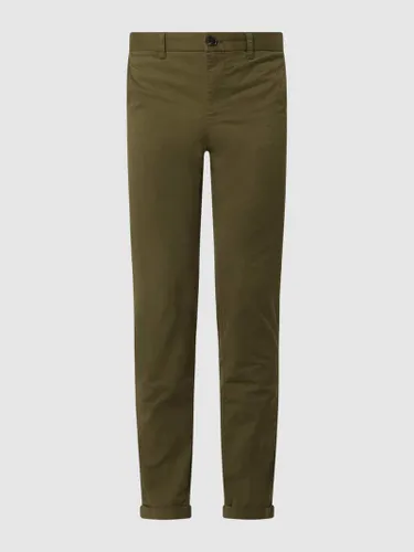 Matinique Chino mit Stretch-Anteil Modell 'Liam' in Oliv