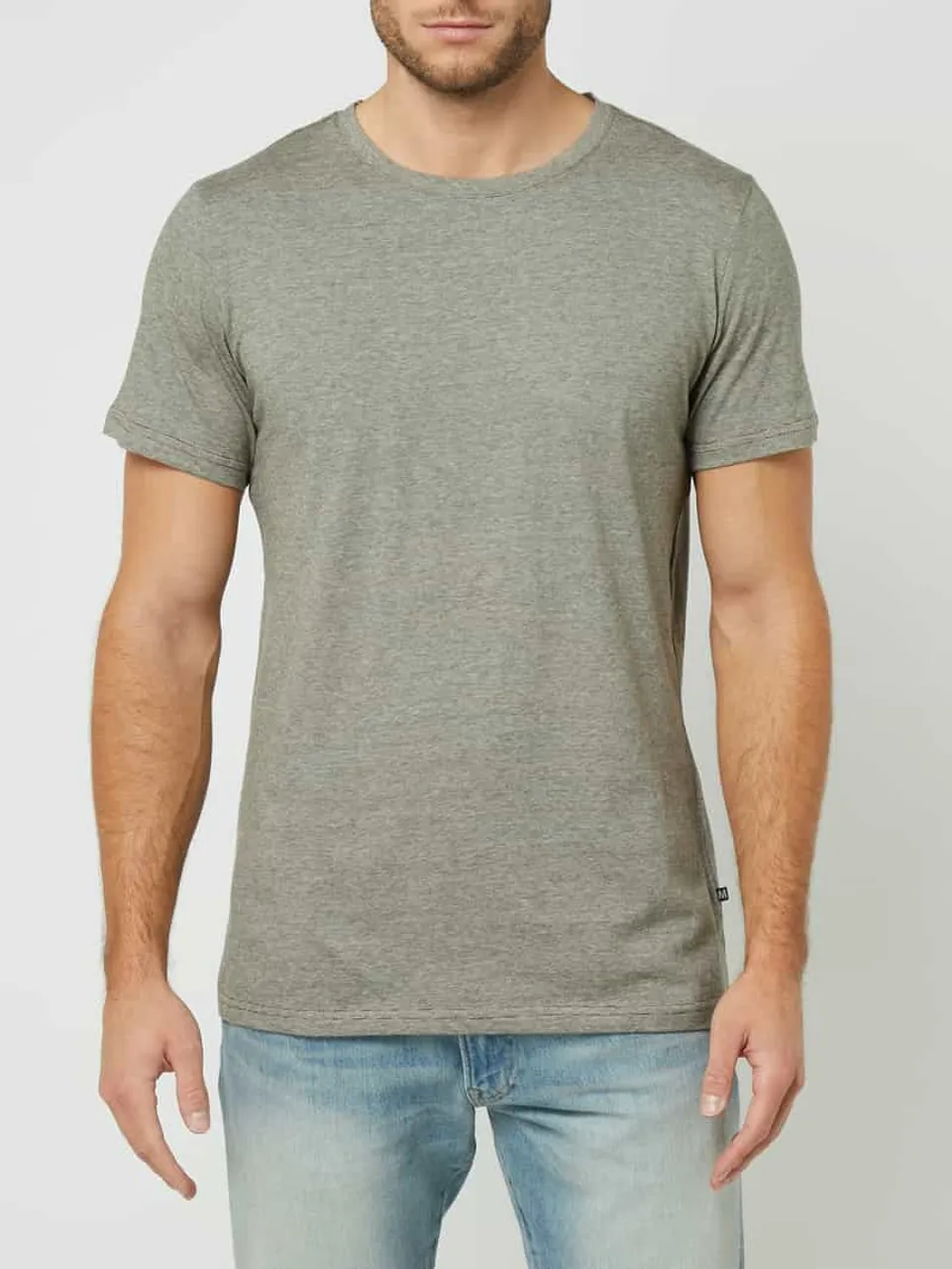 Matinique T-Shirt aus Baumwolle Modell 'Jermane' in Dunkelgruen
