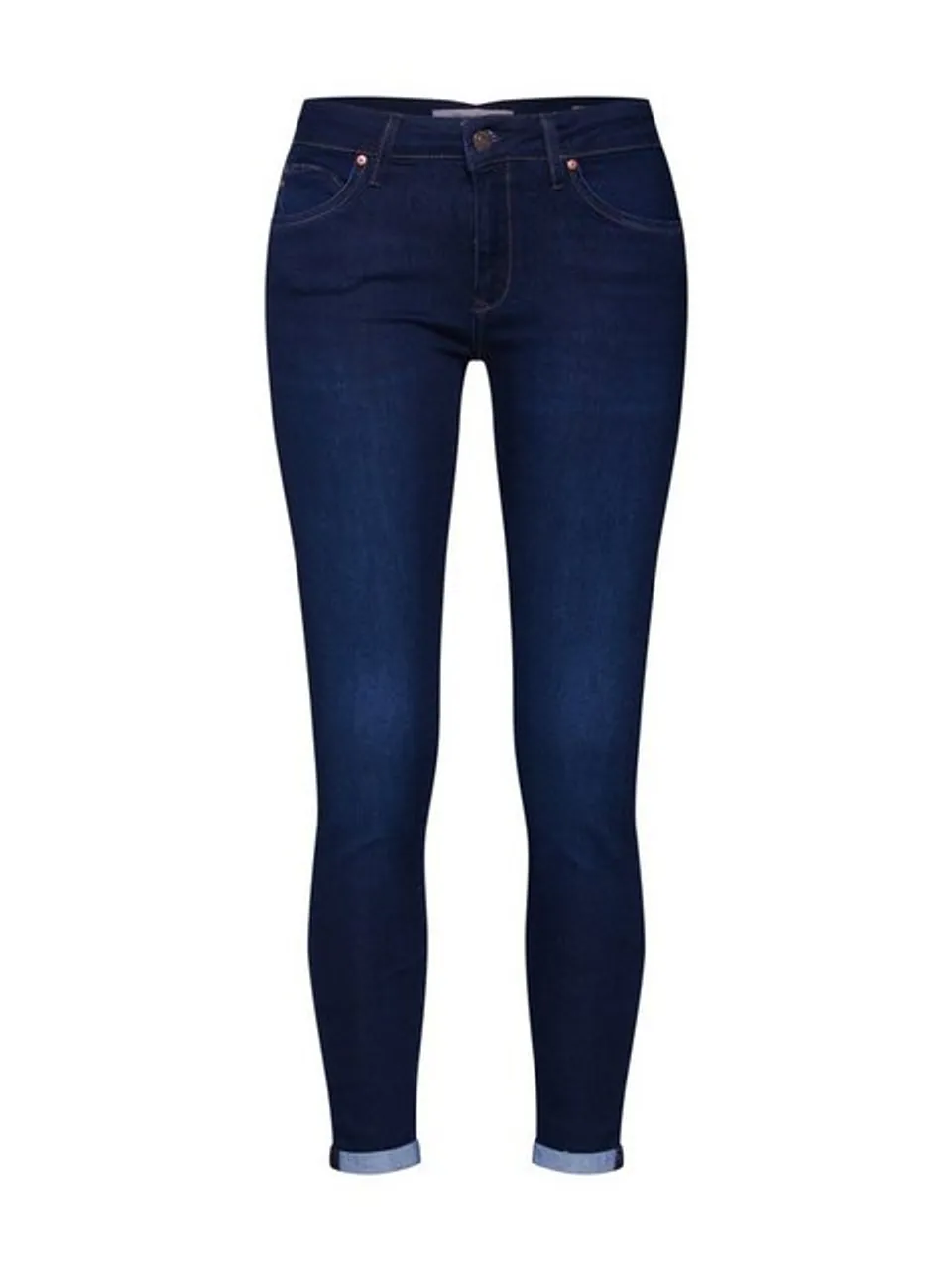 Mavi 7/8-Jeans Lexy (1-tlg) Fransen, Plain/ohne Details, Weiteres Detail