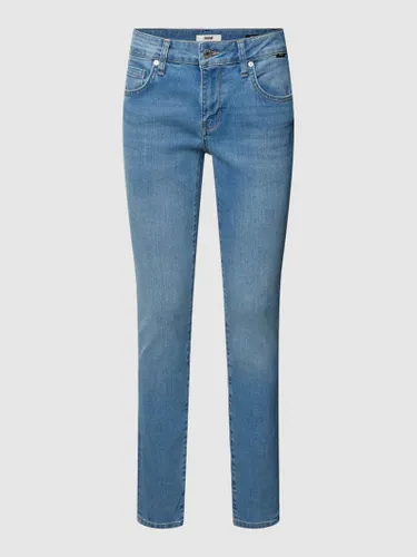 Mavi Jeans Mid-Rise Jeans im 5-Pocket-Design Modell 'ADRIANA' in Blau