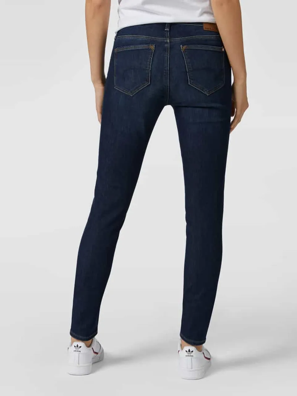 Mavi Jeans Super Skinny Fit Jeans mit Stretch-Anteil Modell 'Adriana' in Blau