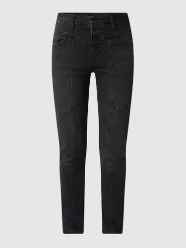 Mavi Jeans Super Skinny Fit Jeans mit Stretch-Anteil Modell 'Lily' in Dunkelgrau