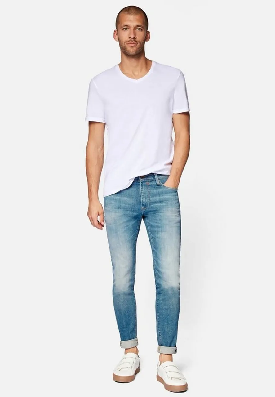 Mavi Slim-fit-Jeans Skinny Fit Basic Jeans Denim Pants JAMES (1-tlg) 4156 in Blau-2