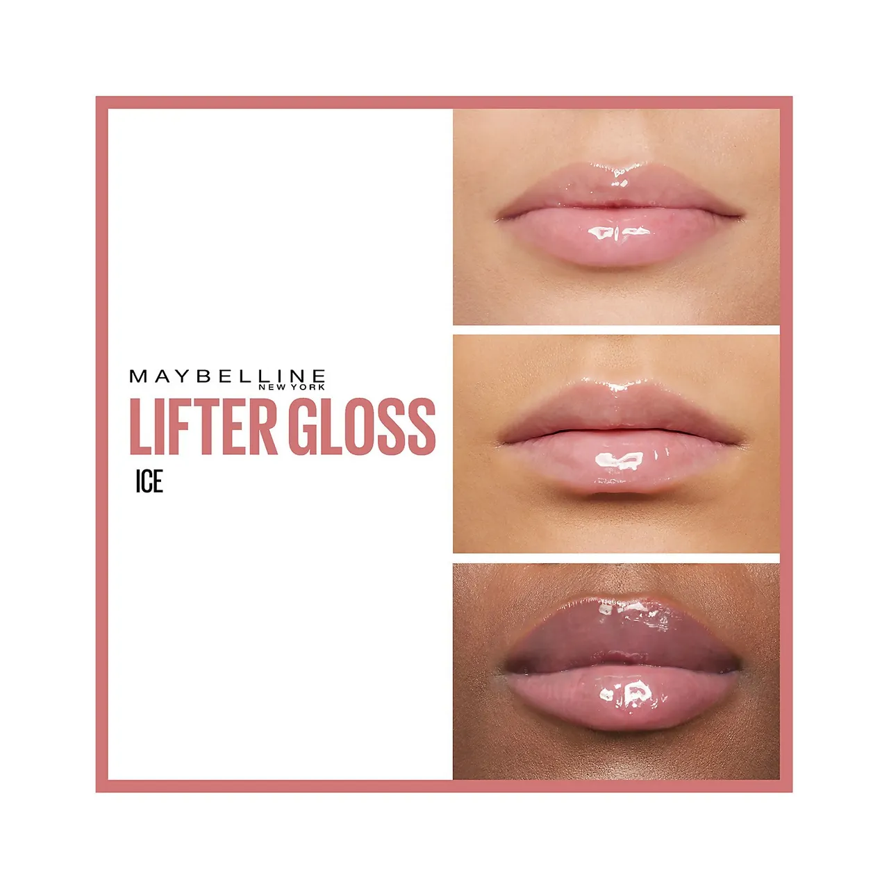 Maybelline Lifter Gloss Hydrating Lip Gloss with Hyaluronic Acid 5g (Various Shades) - 002 Ice