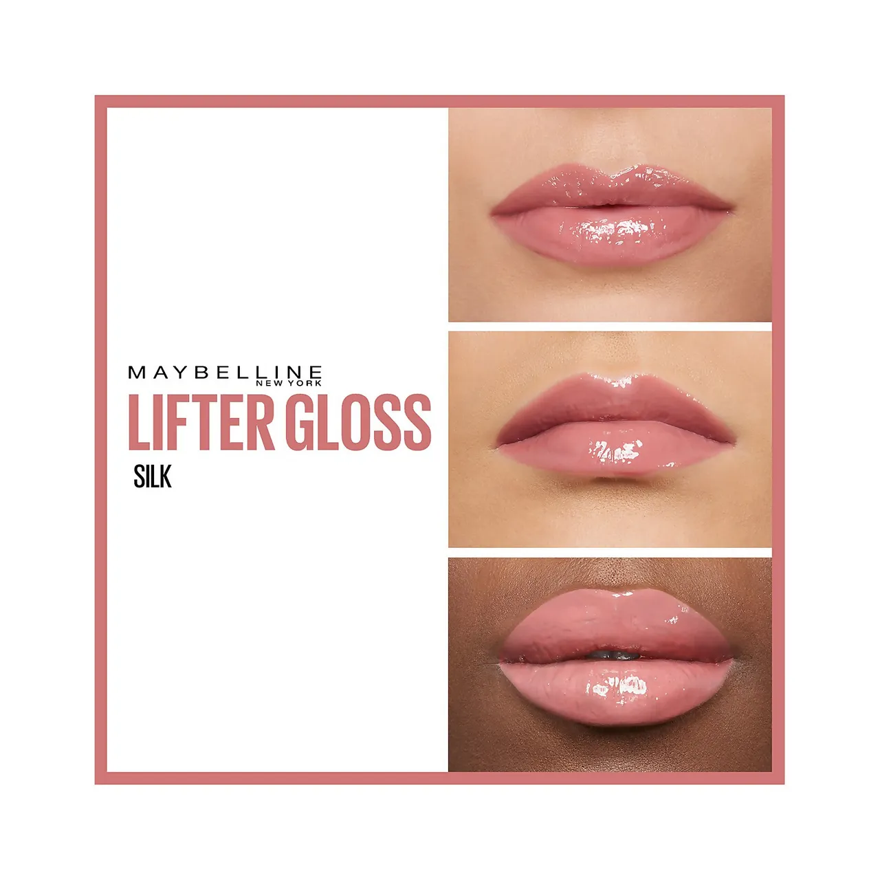 Maybelline Lifter Gloss Hydrating Lip Gloss with Hyaluronic Acid 5g (Various Shades) - 004 Silk