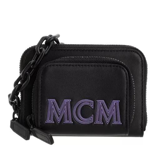 MCM Portemonnaie - Zipped Wallet With Neck Strap - Gr. unisize - in Schwarz - für Damen