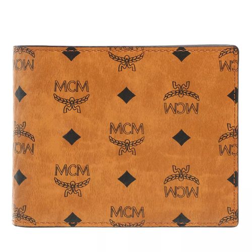 MCM Portemonnaies - M-Veritas Flap Wallet /Two-Fold Small - Gr. unisize - in Cognacbraun - für Damen