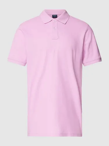 MCNEAL Poloshirt mit kurzer Knopfleiste in Rosa