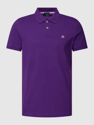 MCNEAL Poloshirt mit Logo-Stitching in Purple