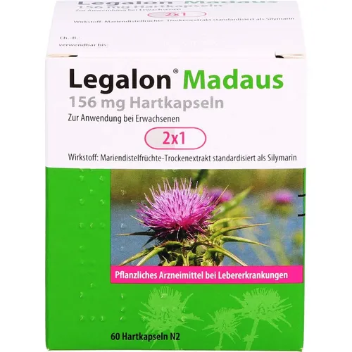 MEDA Pharma - LEGALON Madaus 156 mg Hartkapseln Leber
