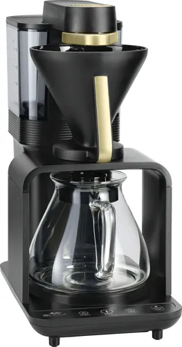 MELITTA Filterkaffeemaschine "epour 1024-12" Kaffeemaschinen Gr. 1 l, 8 Tasse(n), schwarz (schwarz, gold) Filterkaffeemaschine