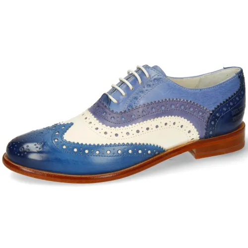 Melvin & Hamilton Oxford Schuhe Damen Selina 90 Blau 38