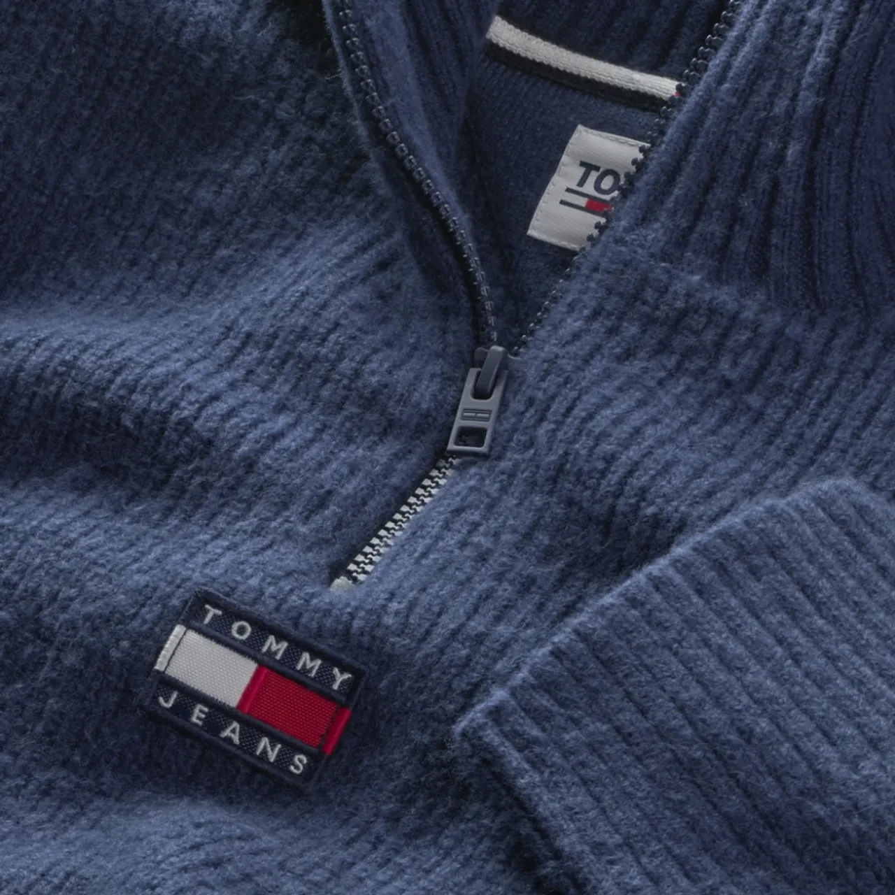 Mens Clothing Sweatshirts Blue Aw22 Tommy Jeans