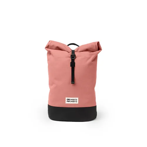 MeroMero Wanaka Bag - Fahrradrucksack Blossom Pink / Black Leather 10 - 15 L