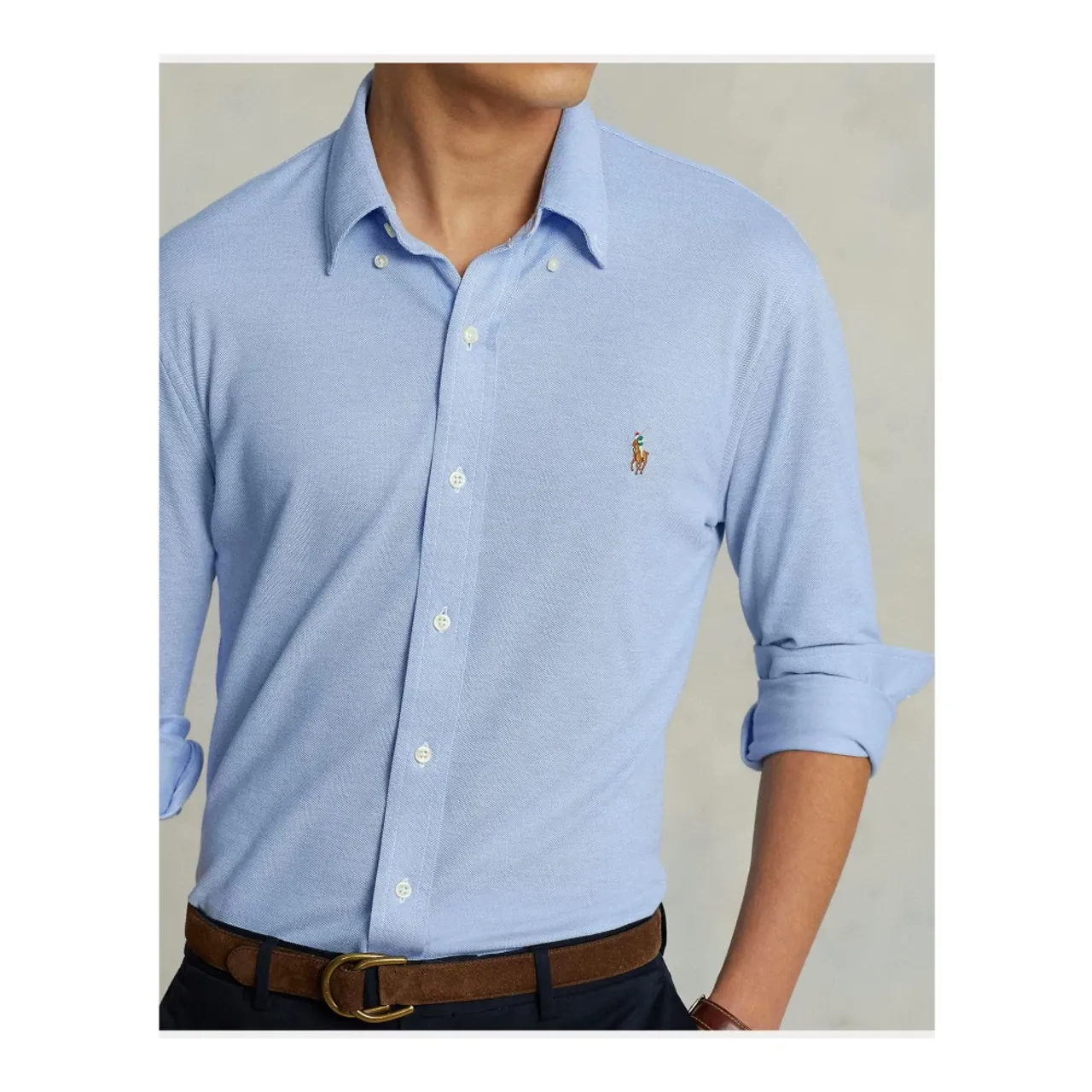Mesh Oxford Button-Down Hemd Ralph Lauren