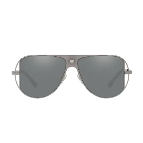 Metall Piloten Sonnenbrille mit Kühlem und Stilvollem Design Versace