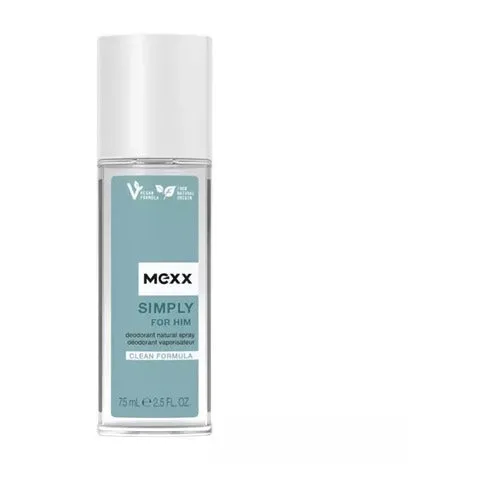 Mexx Simply For Him Deodorant in Glass 75 ml