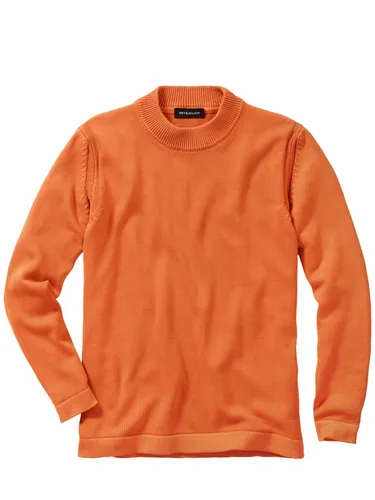 Mey & Edlich Herren Sweat-Pullover Regular Fit Orange einfarbig 46, 48, 50, 52, 54, 56, 58