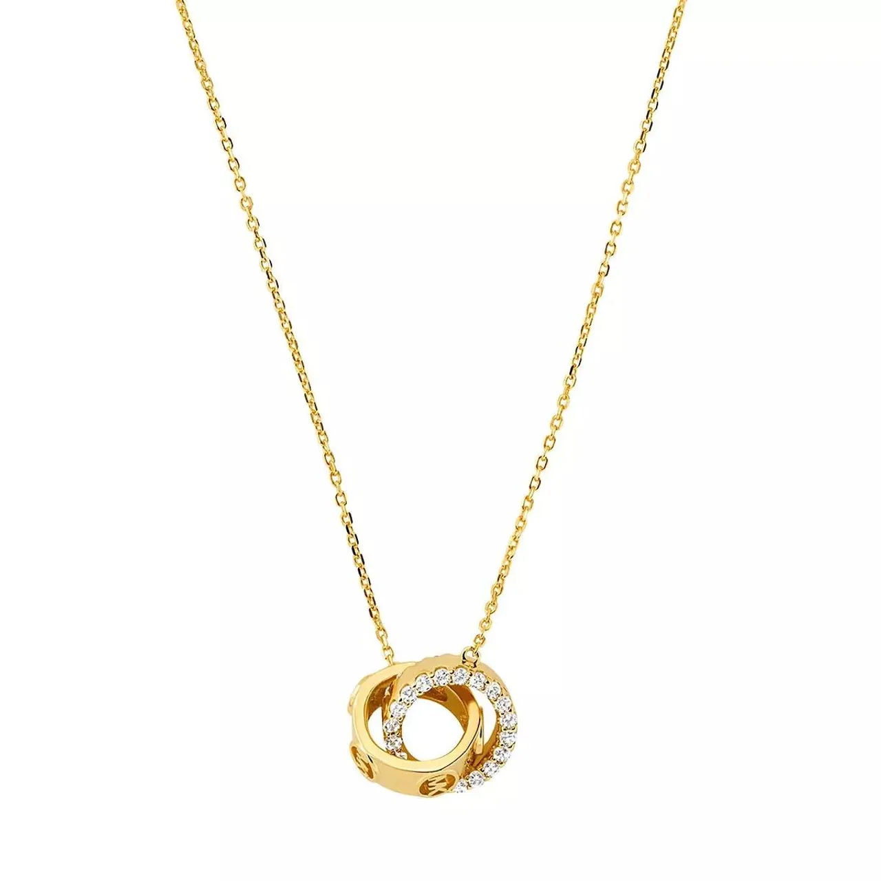 Michael Kors Halskette - 14K Gold-Plated Interlocking Necklace - Gr. unisize - in Gold - für Damen