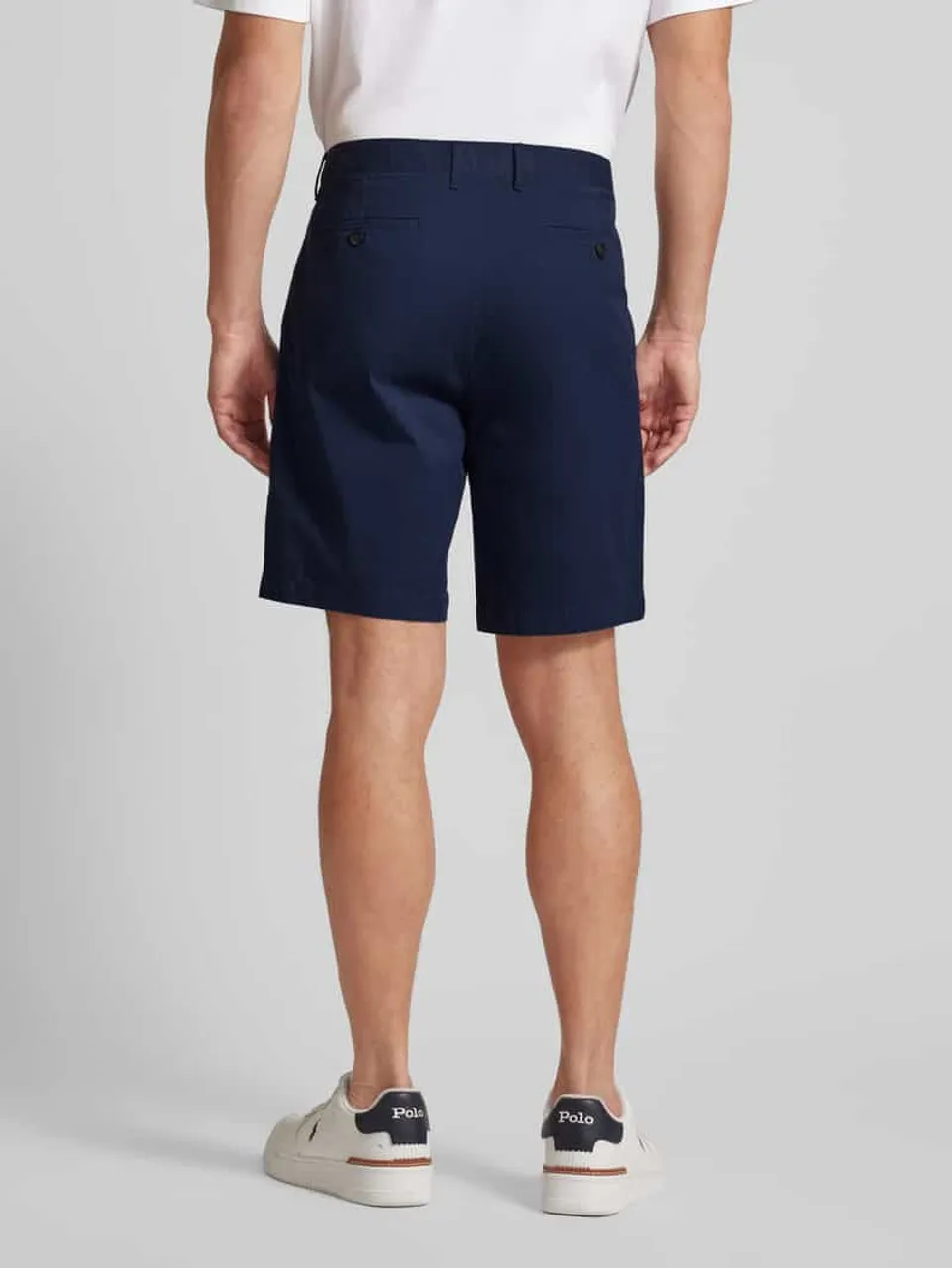 Michael Kors Regular Fit Shorts mit Gürtelschlaufen in Marine