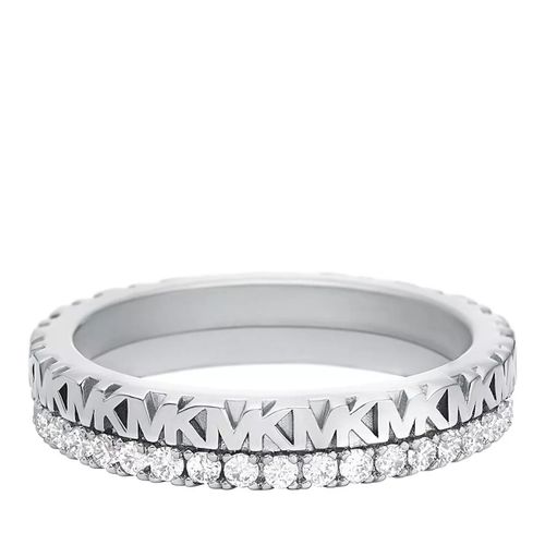 Michael Kors Ring - Monogram Band Ring - Gr. 52 - in Silber - für Damen