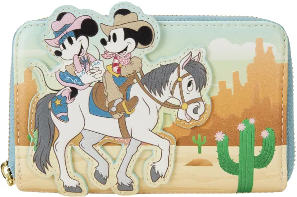 Mickey Mouse Loungefly - Western Micky & Minnie Geldbörse multicolor