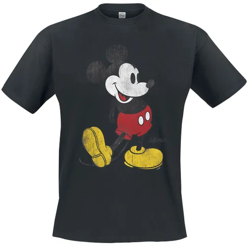 Mickey Mouse Vintage Micky T-Shirt schwarz in M