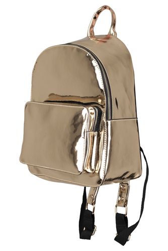 Midi Metallic Backpack Gold size OS