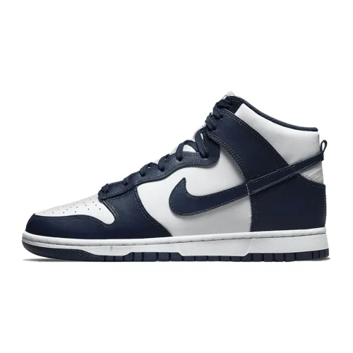 Midnight Navy Dunk High Sneakers Nike