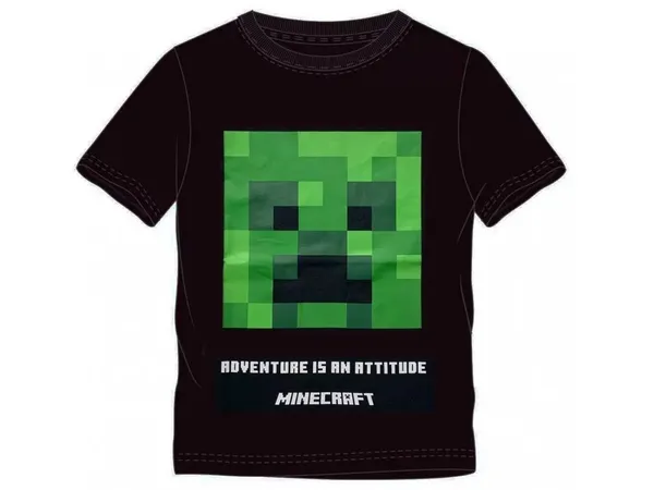 Minecraft T-Shirt Creeper Black Kinder Shirt