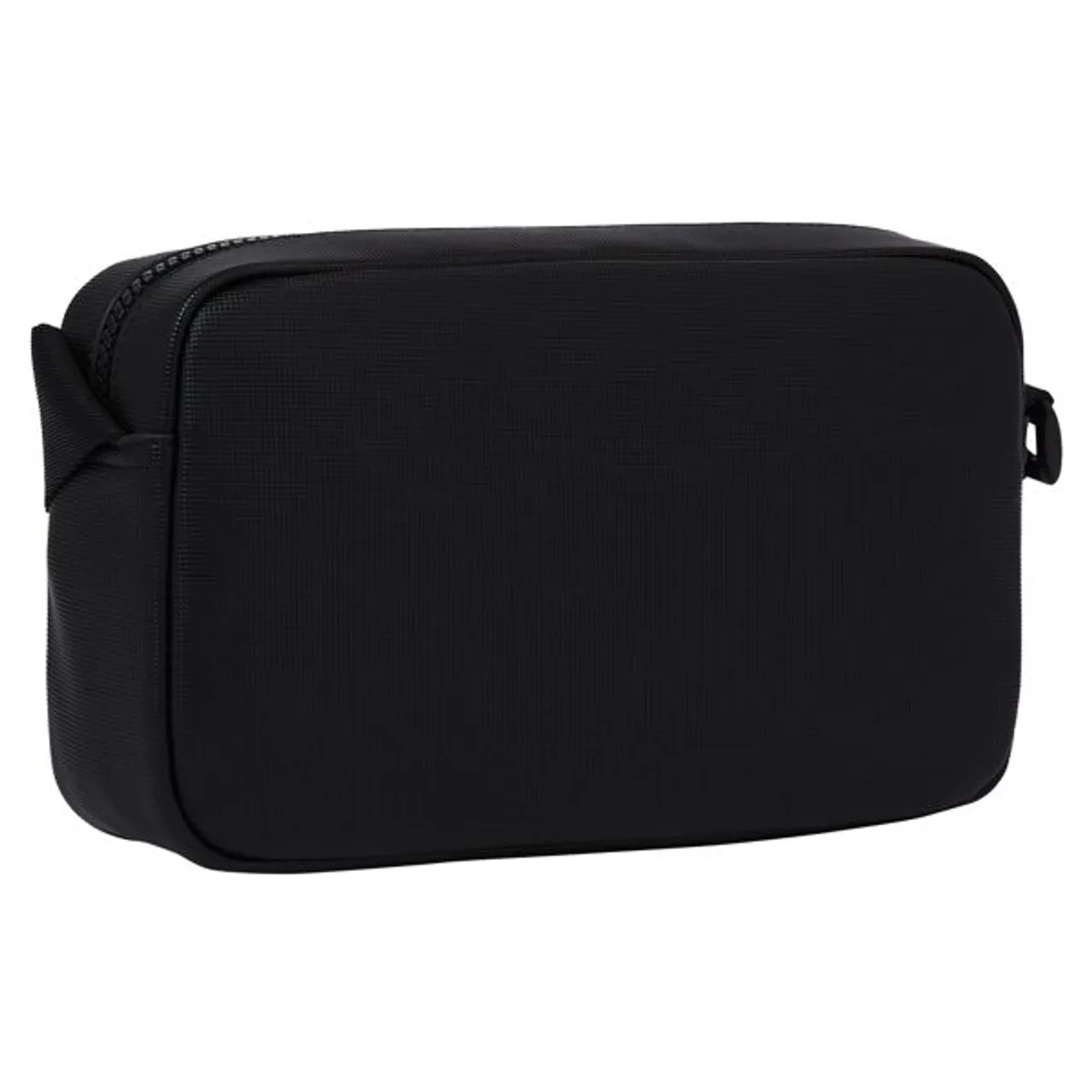Mini Bag TOMMY HILFIGER "TH PIQUE EW REPORTER" Gr. B/H/T: 24 cm x 14 cm x 6 cm, schwarz (black) Damen Taschen in praktischem Format